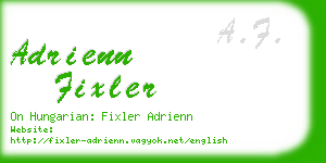 adrienn fixler business card